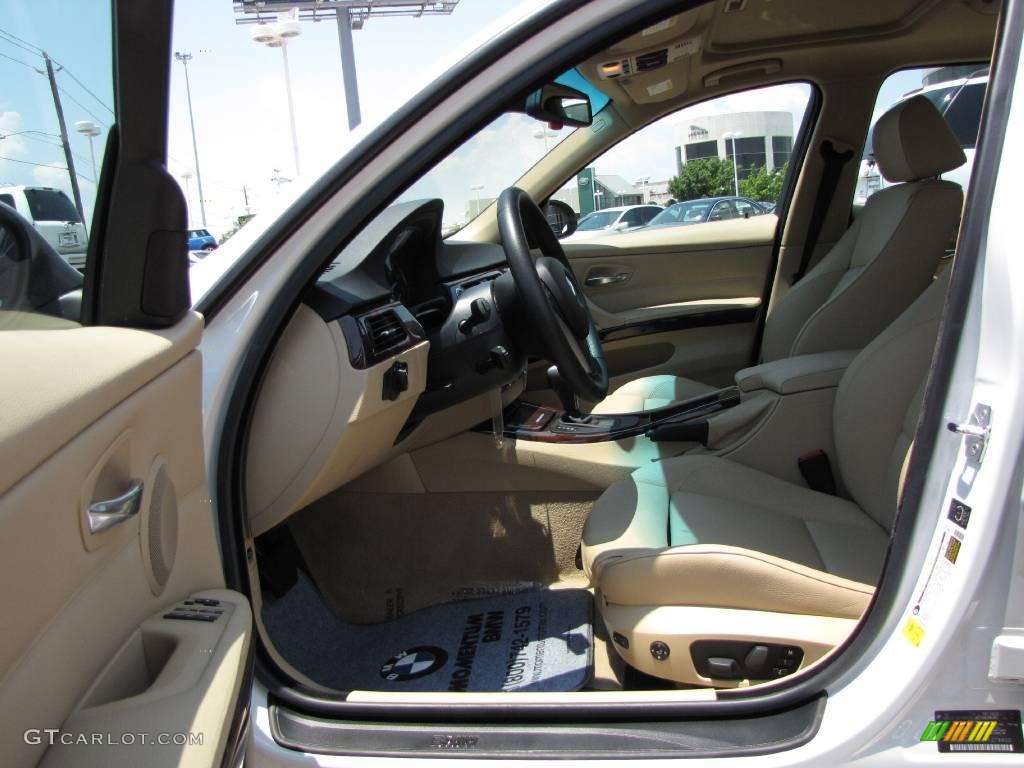 2007 3 Series 328i Sedan - Alpine White / Beige photo #17