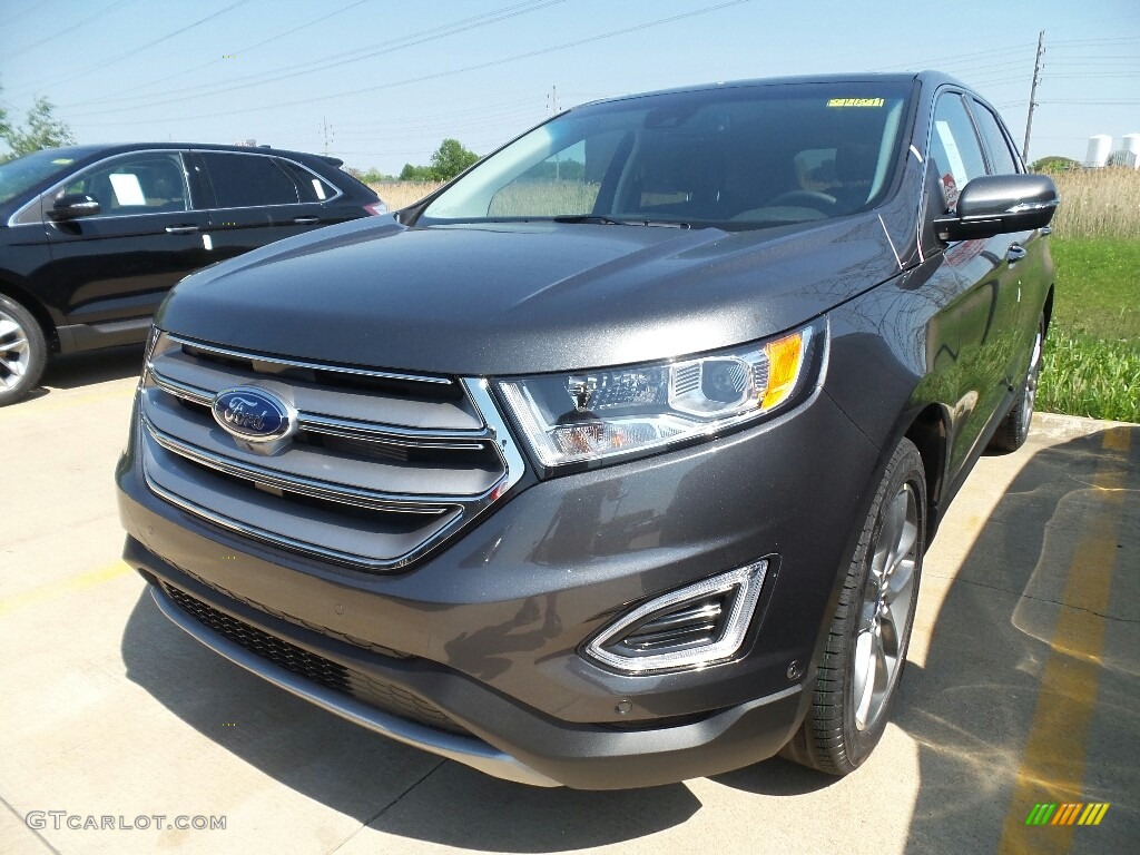 2018 Edge Titanium AWD - Magnetic / Ebony photo #1