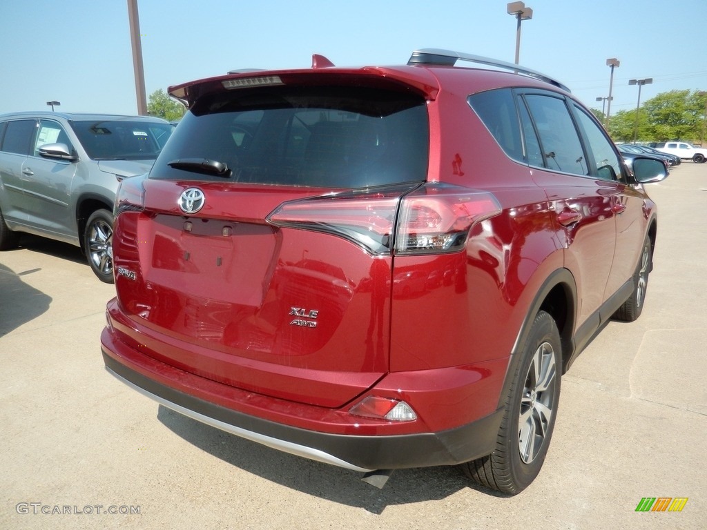 2018 RAV4 XLE - Ruby Flare Pearl / Ash photo #2