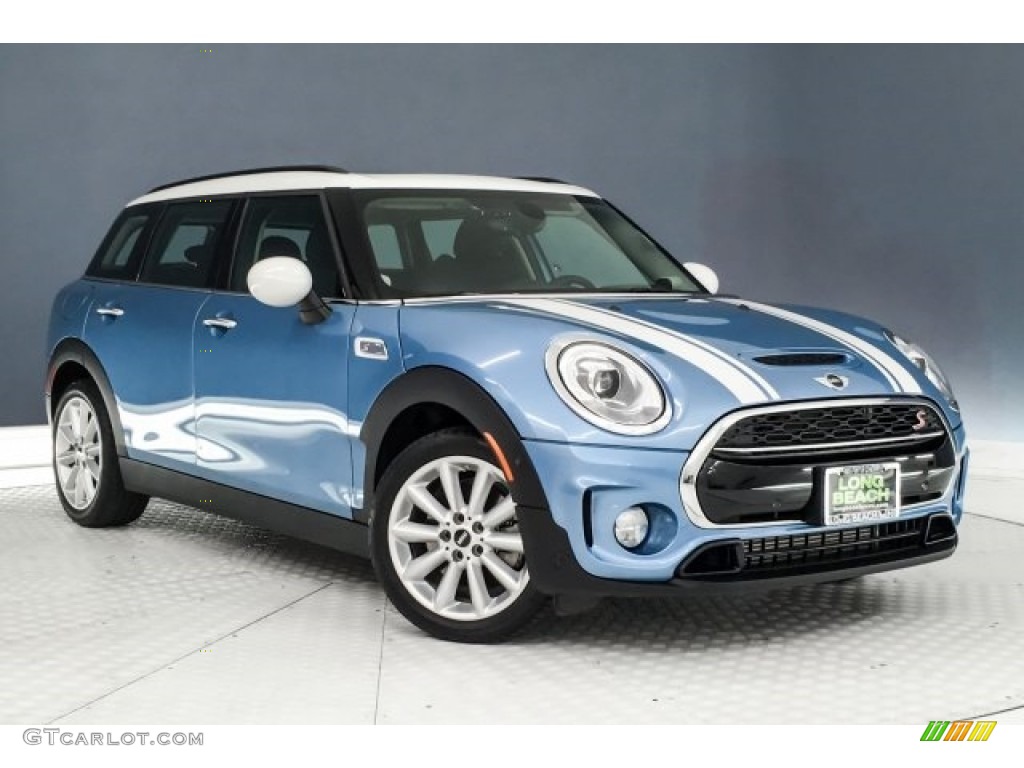 Digital Blue Metallic 2018 Mini Clubman Cooper S Exterior Photo #127373746