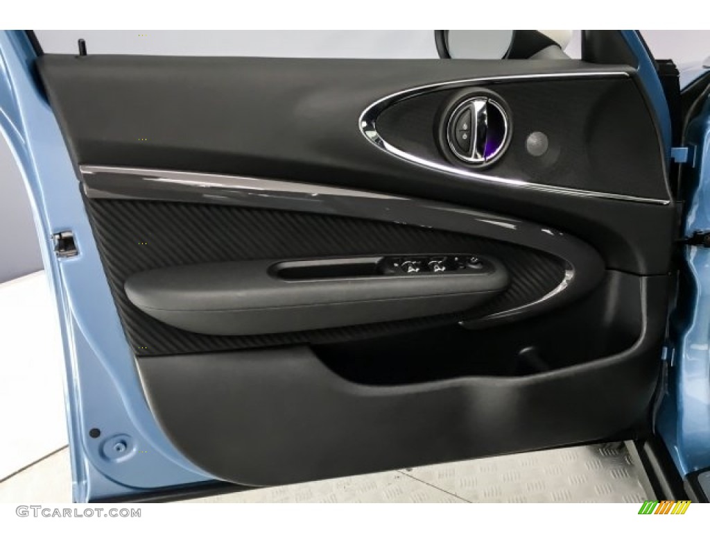 2018 Mini Clubman Cooper S Carbon Black Cord Door Panel Photo #127373935