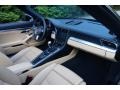 2017 Porsche 911 Black/Luxor Beige Interior Dashboard Photo