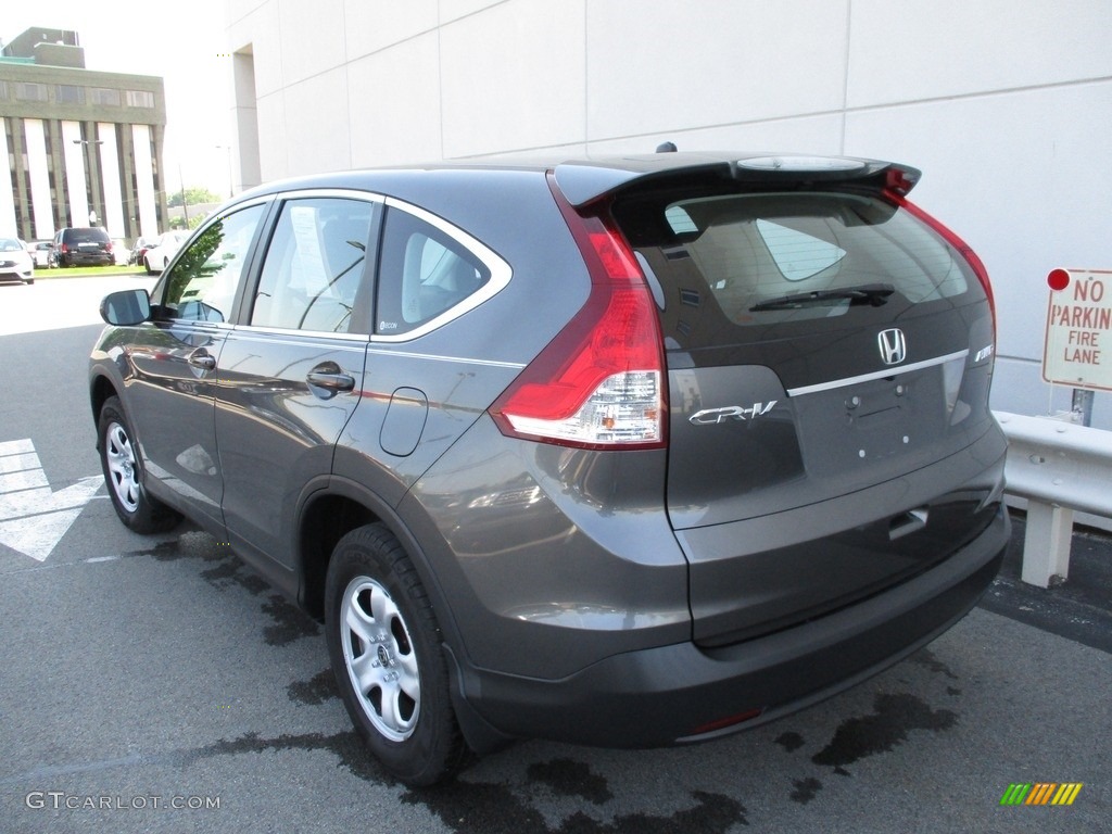 2012 CR-V LX 4WD - Polished Metal Metallic / Gray photo #3