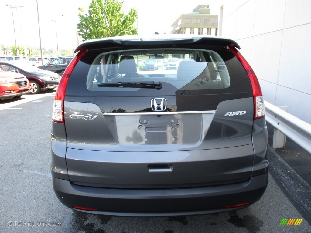 2012 CR-V LX 4WD - Polished Metal Metallic / Gray photo #4