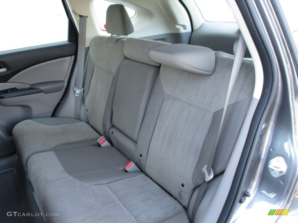 2012 CR-V LX 4WD - Polished Metal Metallic / Gray photo #12