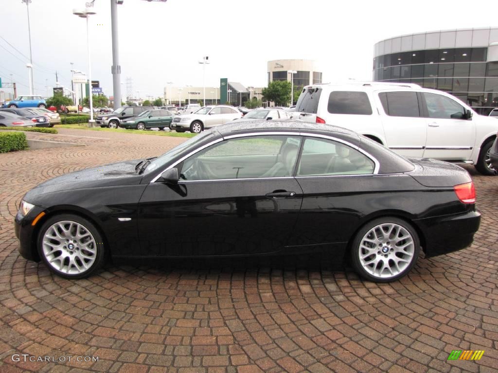 2007 3 Series 328i Convertible - Jet Black / Cream Beige photo #10