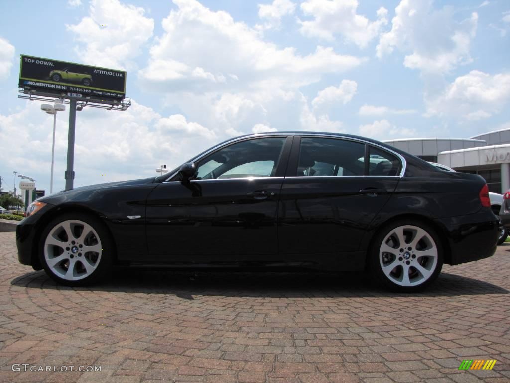 2008 3 Series 335i Sedan - Jet Black / Black photo #2