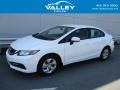 Taffeta White - Civic LX Sedan Photo No. 1