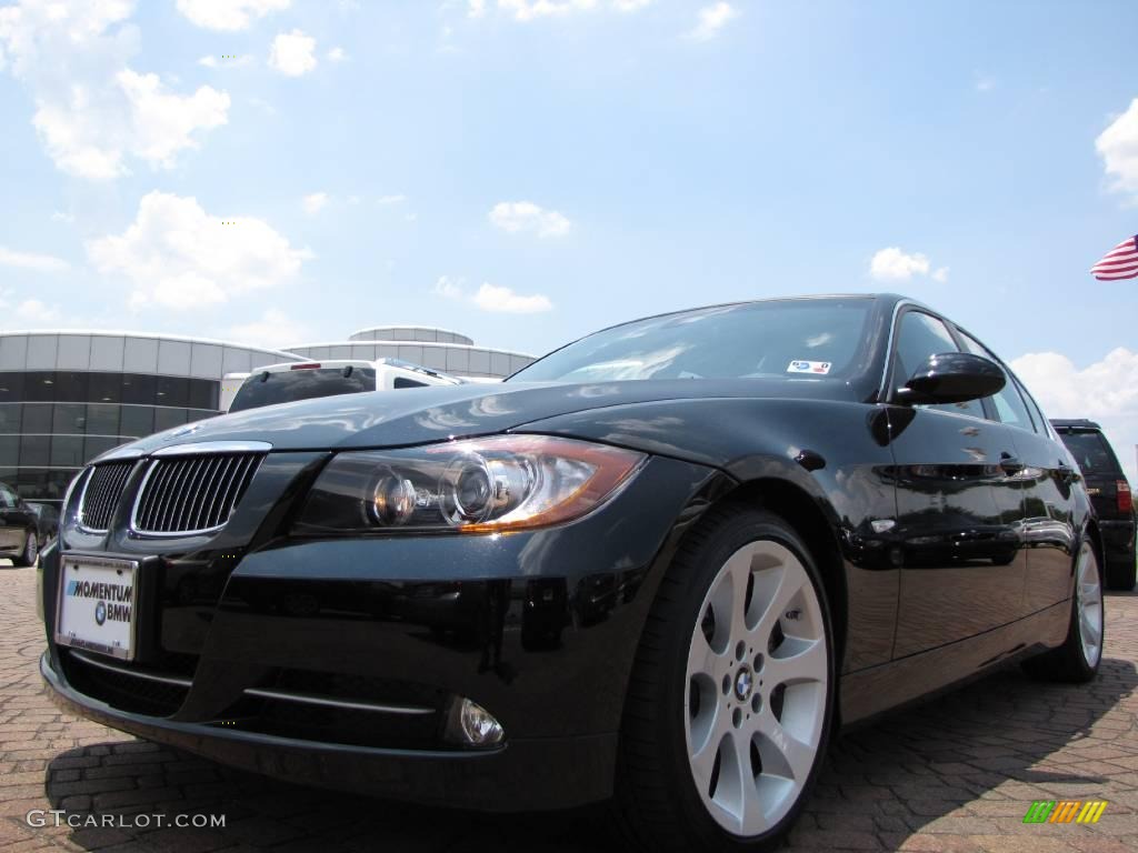 2008 3 Series 335i Sedan - Jet Black / Black photo #9