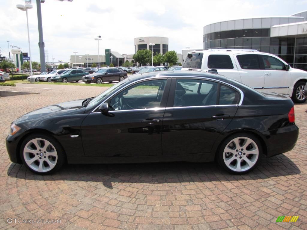 2008 3 Series 335i Sedan - Jet Black / Black photo #10