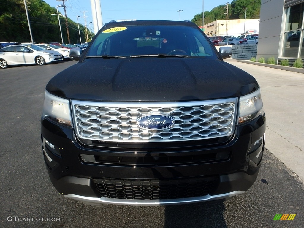 2016 Explorer Platinum 4WD - Shadow Black / Ebony Black photo #8