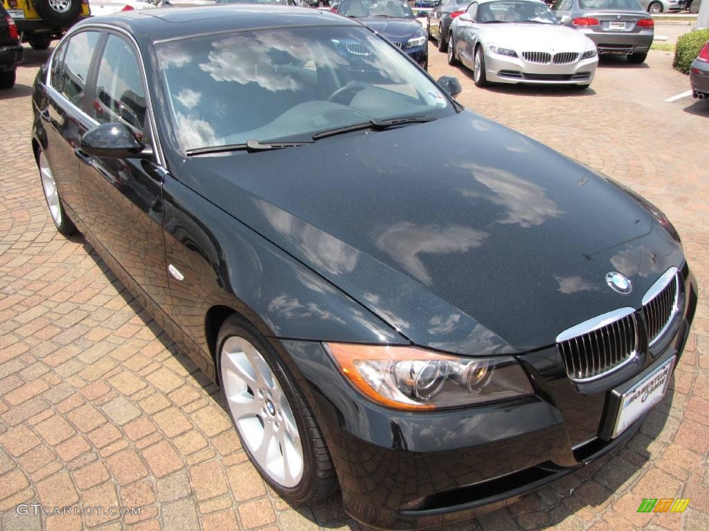 2008 3 Series 335i Sedan - Jet Black / Black photo #15