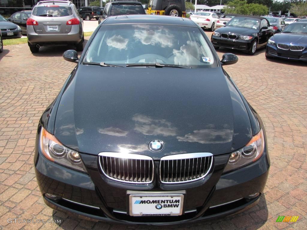 2008 3 Series 335i Sedan - Jet Black / Black photo #16