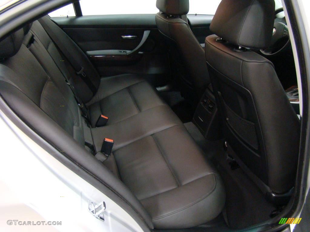 2007 3 Series 335xi Sedan - Titanium Silver Metallic / Black photo #13