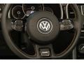2017 Volkswagen Beetle Dune Gray/Black Interior Steering Wheel Photo
