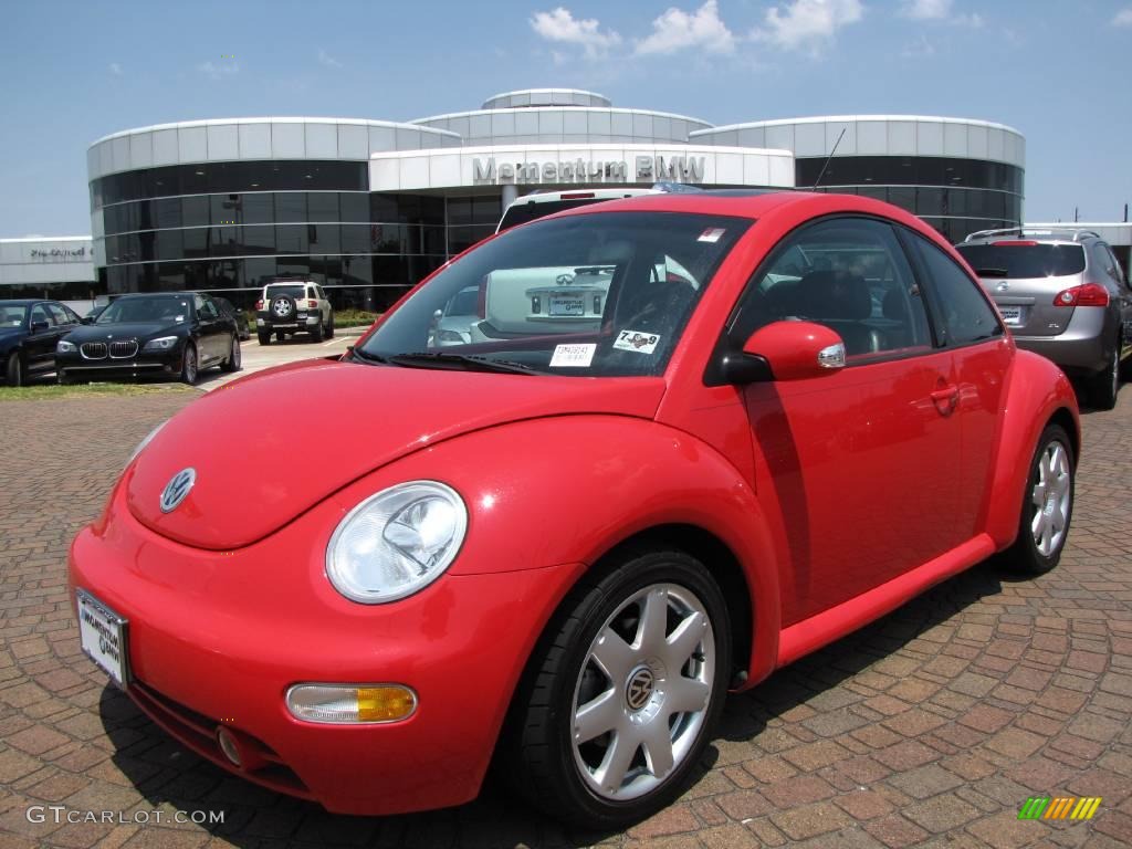 2003 New Beetle GLX 1.8T Coupe - Uni Red / Black photo #1