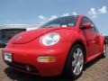 2003 Uni Red Volkswagen New Beetle GLX 1.8T Coupe  photo #9