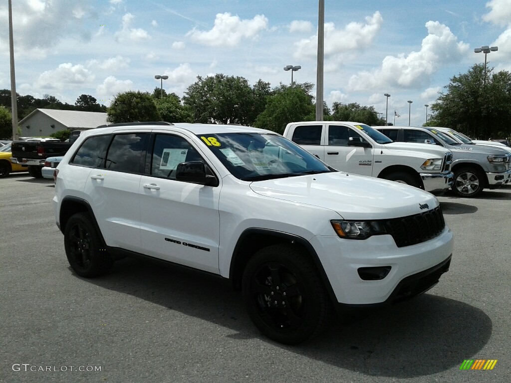 Bright White 2018 Jeep Grand Cherokee Altitude 4x4 Exterior Photo #127383263