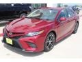 2018 Ruby Flare Pearl Toyota Camry SE  photo #3