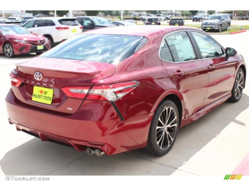 2018 Camry SE - Ruby Flare Pearl / Black photo #8