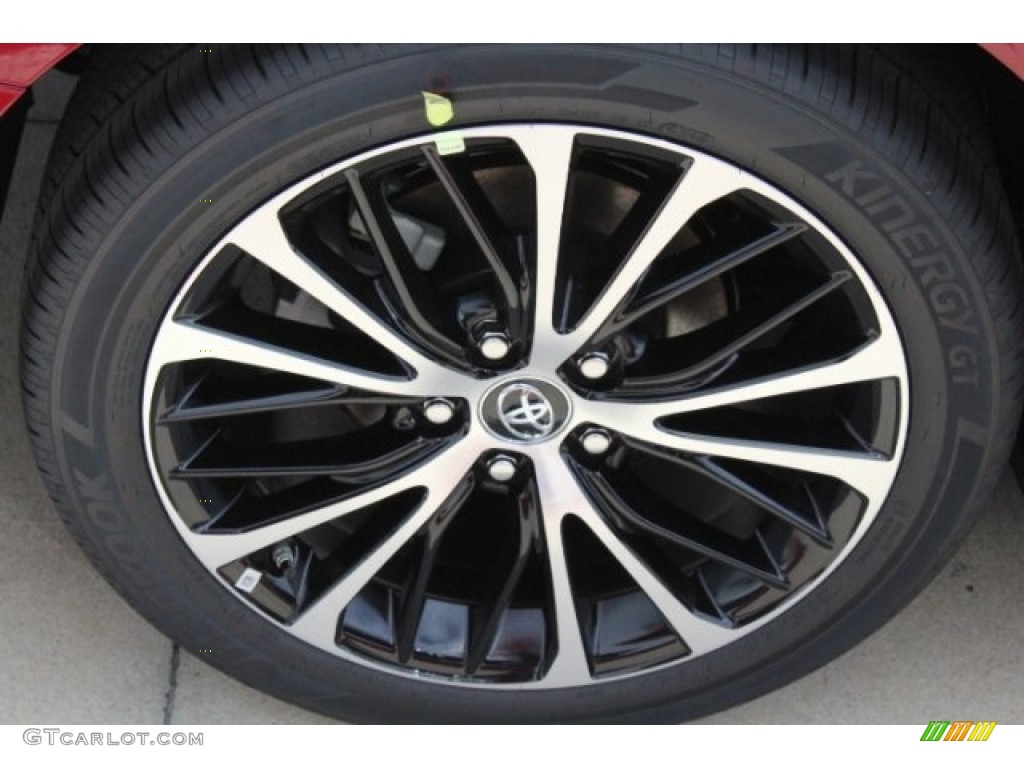 2018 Camry SE - Ruby Flare Pearl / Black photo #9