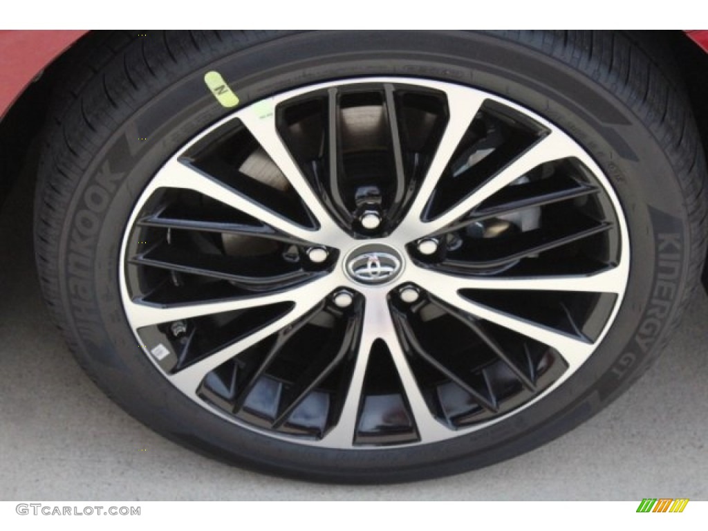 2018 Camry SE - Ruby Flare Pearl / Black photo #10