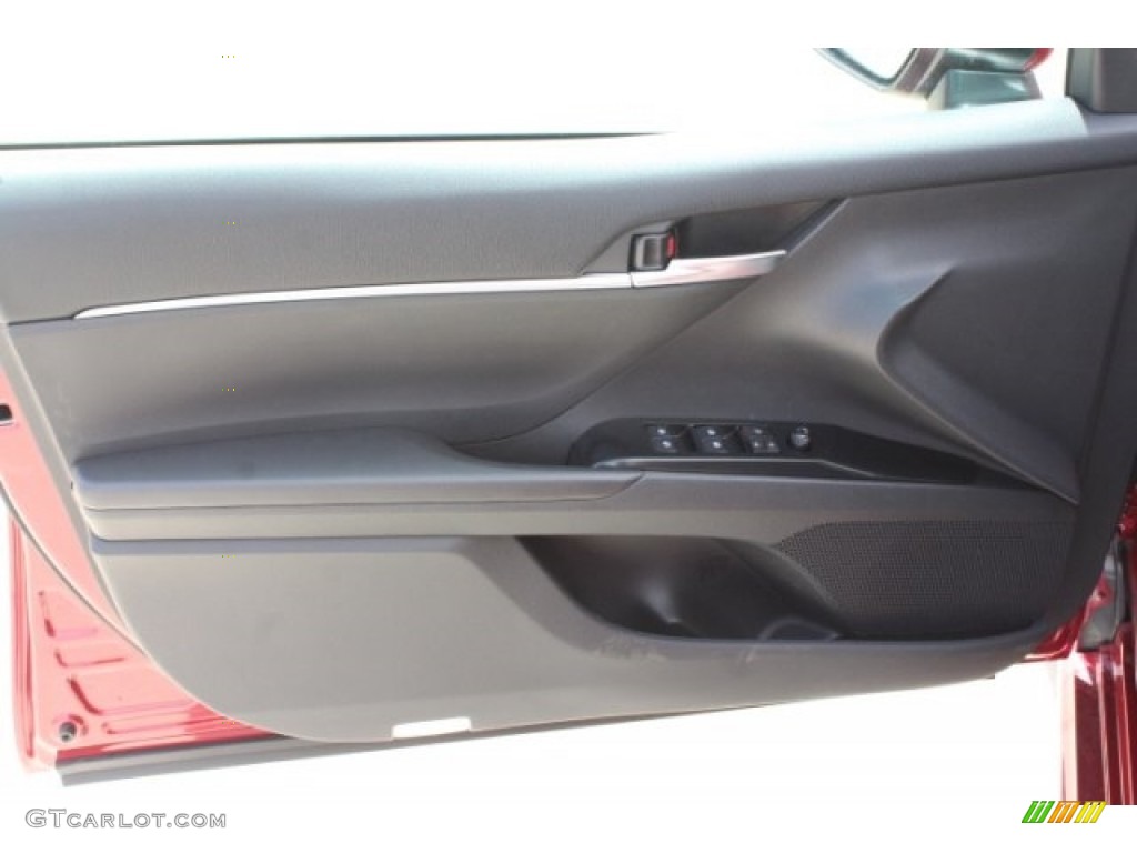 2018 Camry SE - Ruby Flare Pearl / Black photo #12