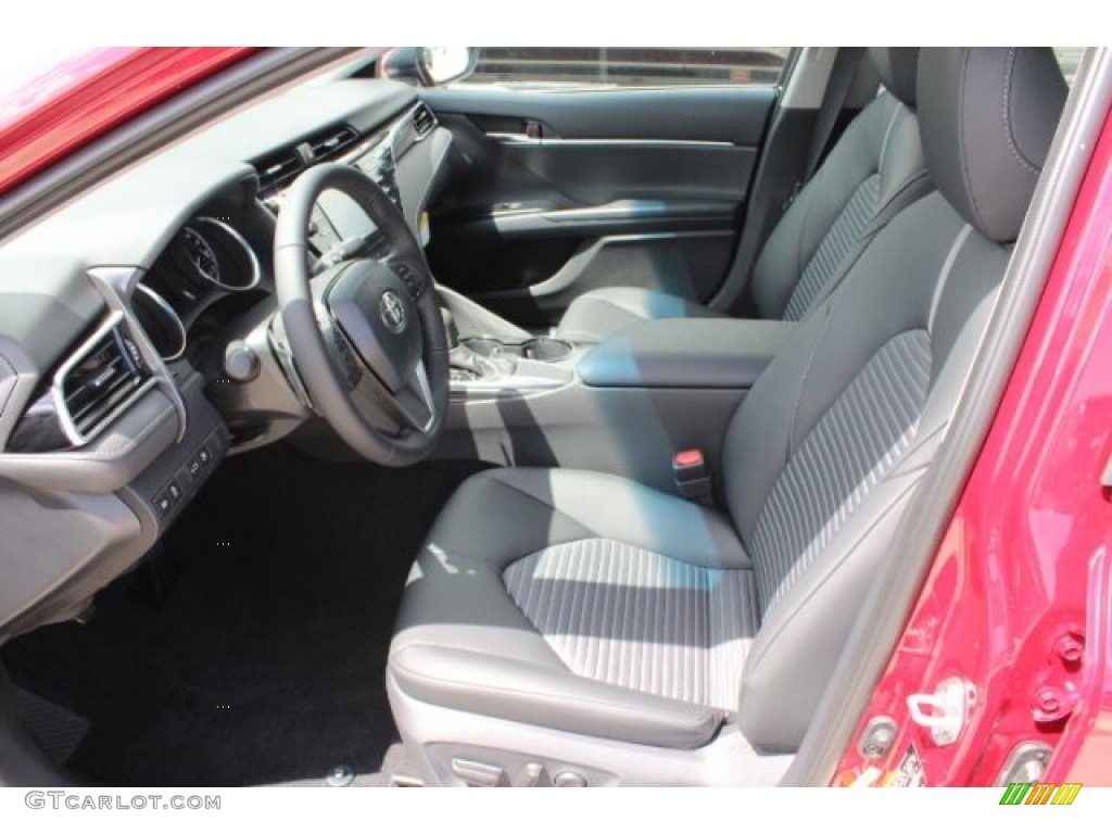2018 Camry SE - Ruby Flare Pearl / Black photo #14