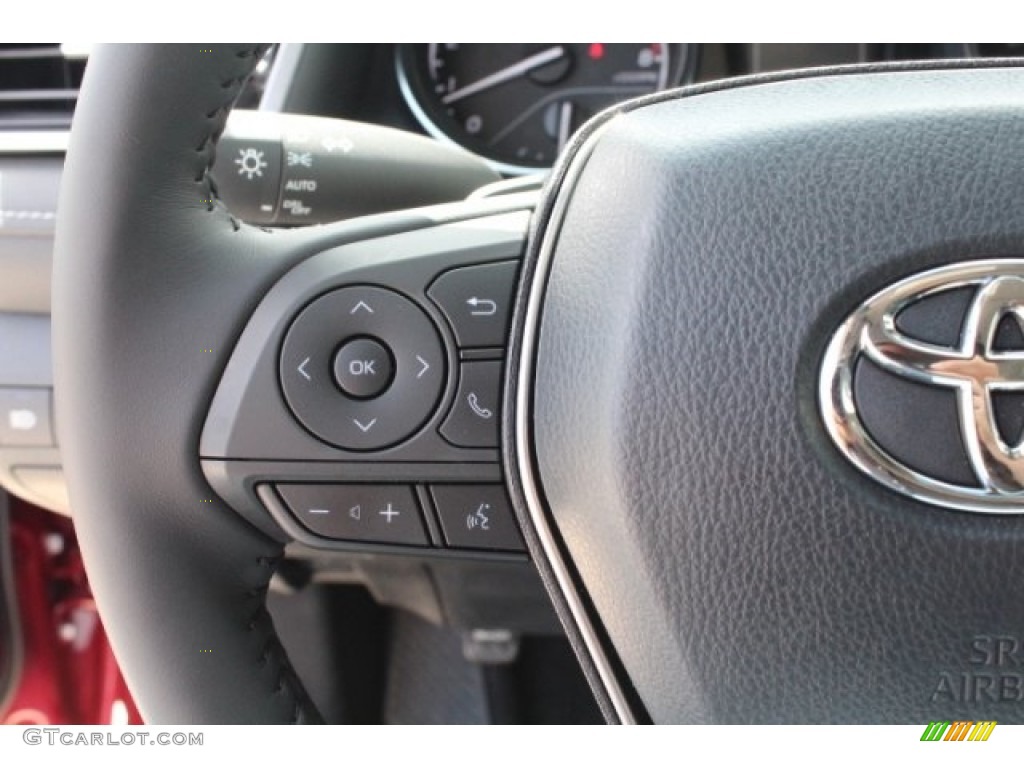 2018 Camry SE - Ruby Flare Pearl / Black photo #20