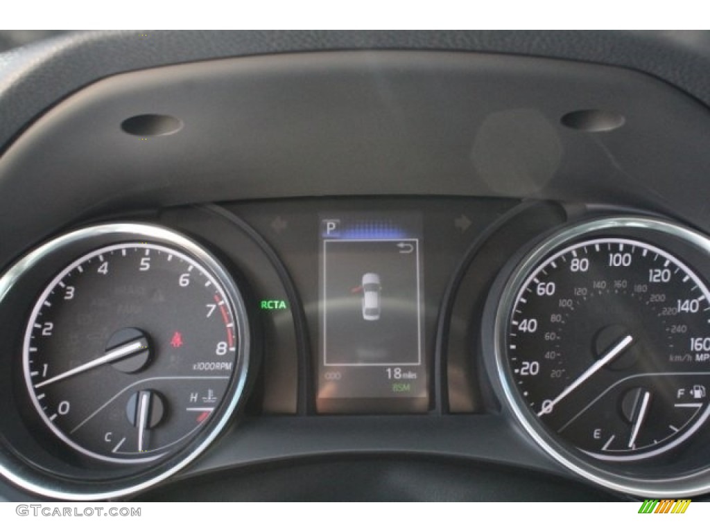 2018 Camry SE - Ruby Flare Pearl / Black photo #22