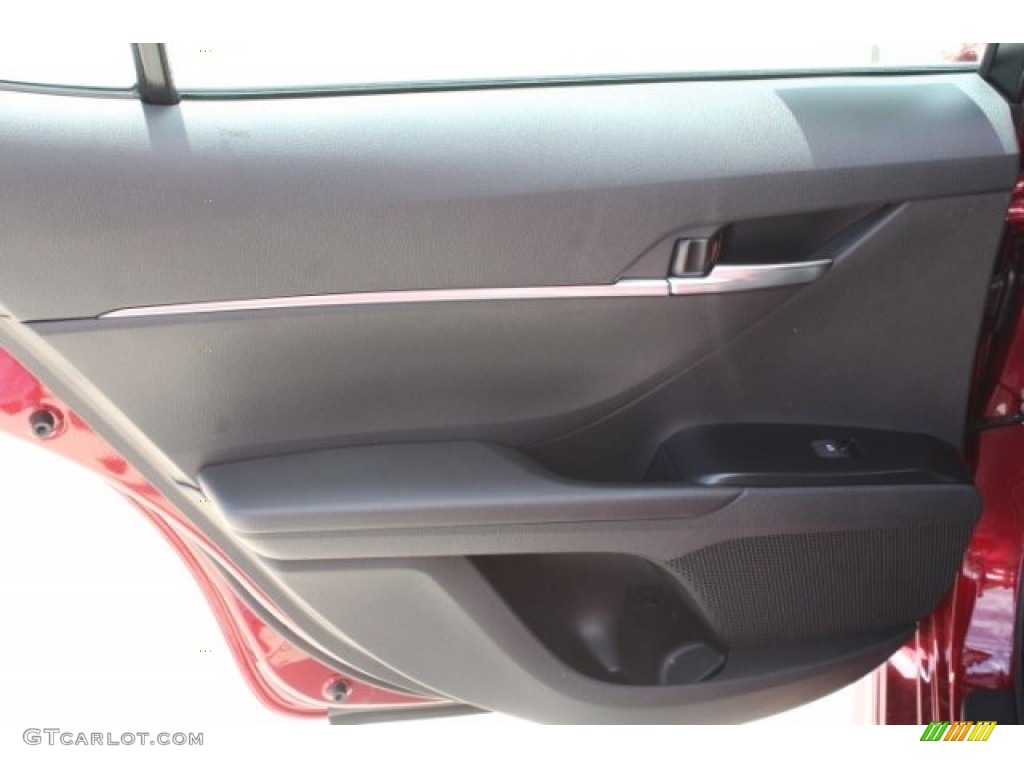 2018 Camry SE - Ruby Flare Pearl / Black photo #24