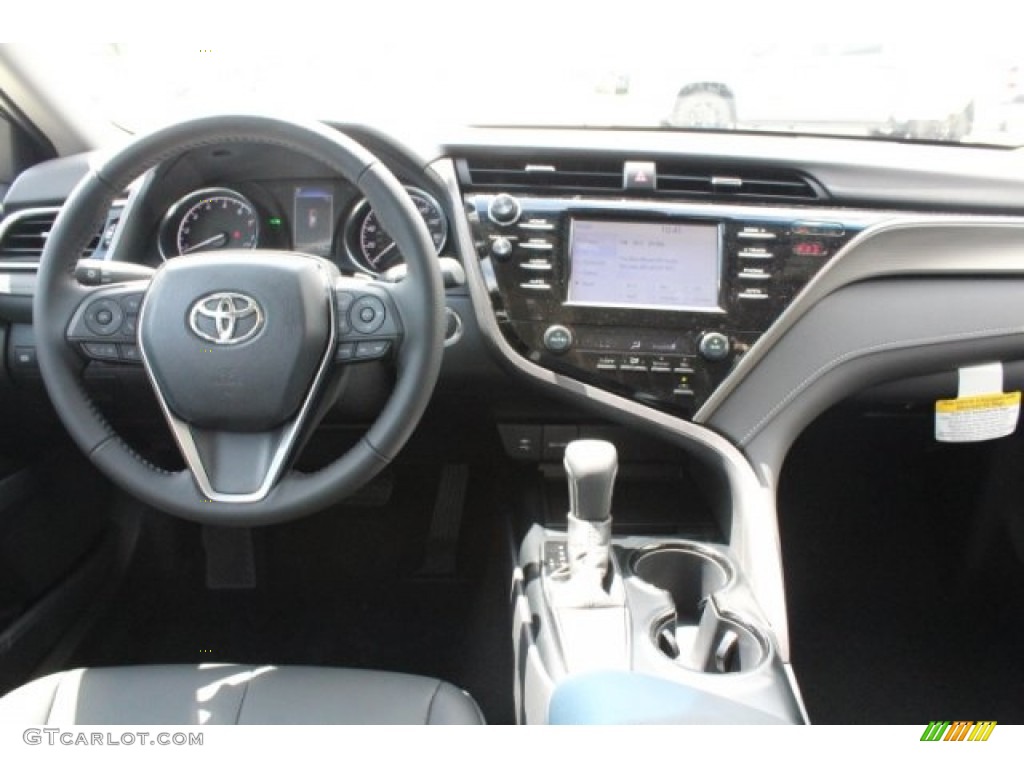 2018 Camry SE - Ruby Flare Pearl / Black photo #26