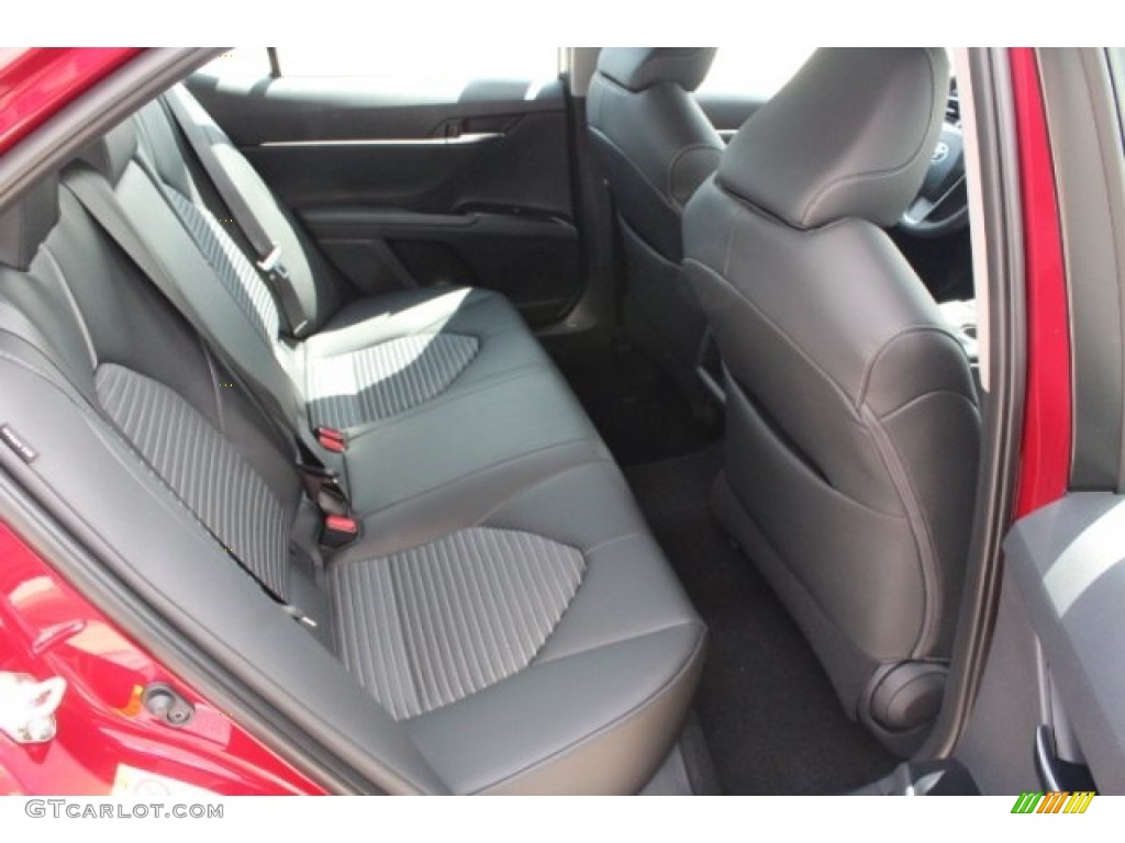 2018 Camry SE - Ruby Flare Pearl / Black photo #30