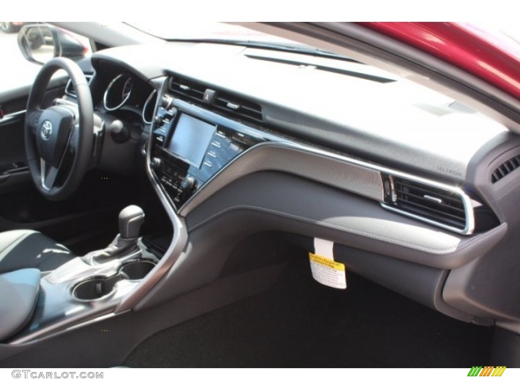 2018 Camry SE - Ruby Flare Pearl / Black photo #32