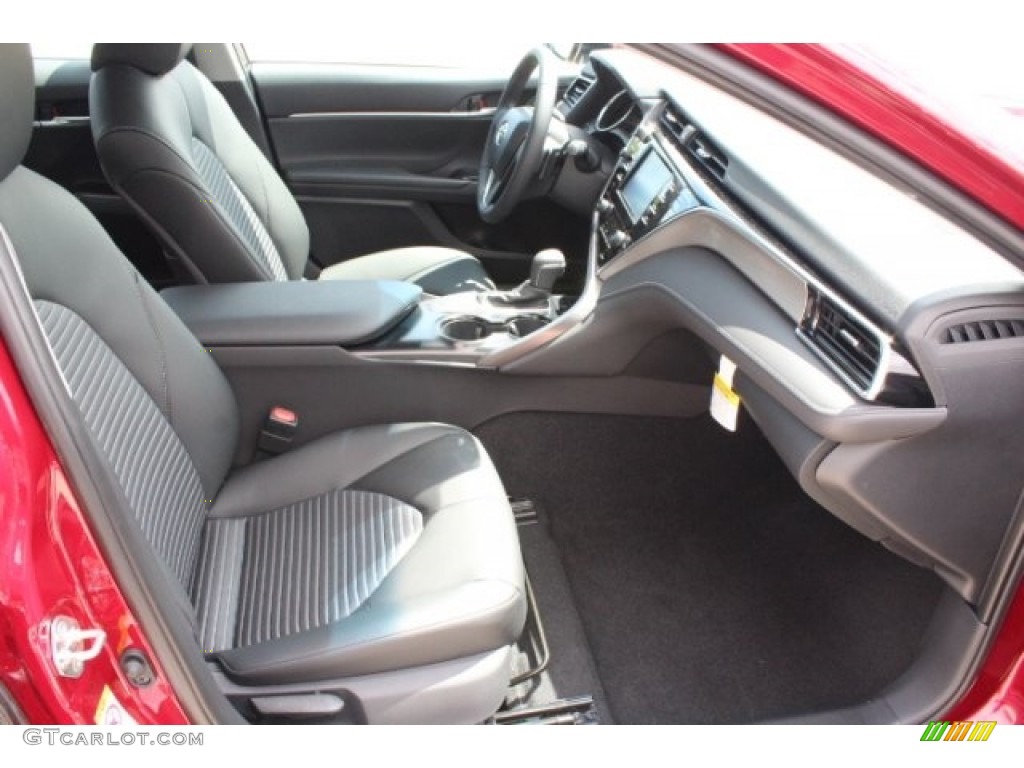 2018 Camry SE - Ruby Flare Pearl / Black photo #33