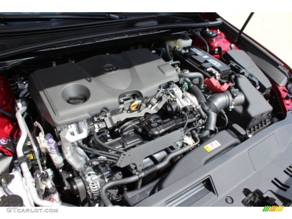 2018 Camry SE - Ruby Flare Pearl / Black photo #34