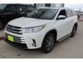 2018 Blizzard White Pearl Toyota Highlander XLE  photo #3