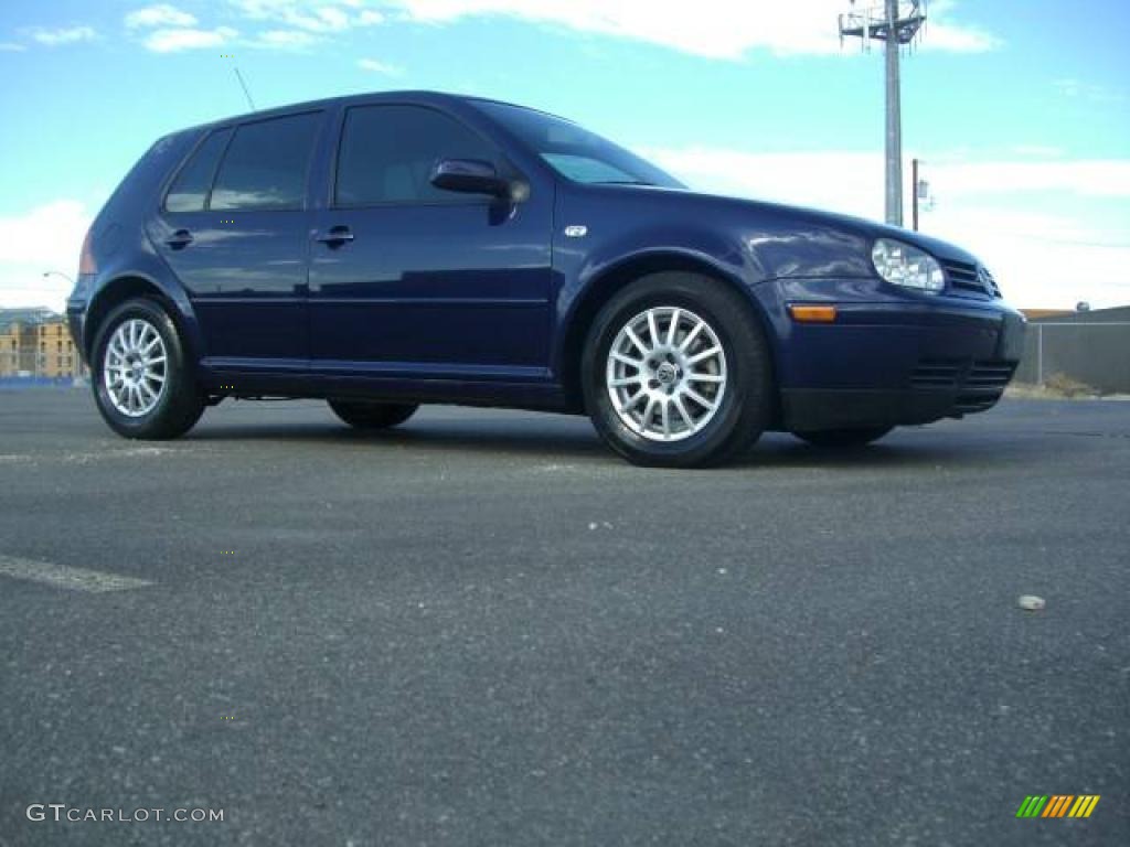 2004 Golf GLS TDI 4 Door - Indigo Blue Metallic / Black photo #18