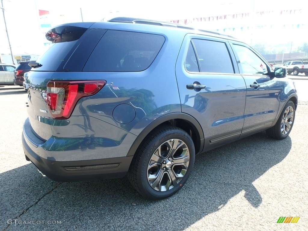 2018 Explorer Sport 4WD - Blue Metallic / Ebony Black photo #3
