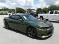 Front 3/4 View of 2018 Charger SRT Hellcat