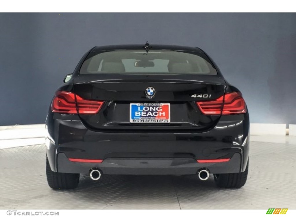 2019 4 Series 440i Coupe - Black Sapphire Metallic / Black photo #4
