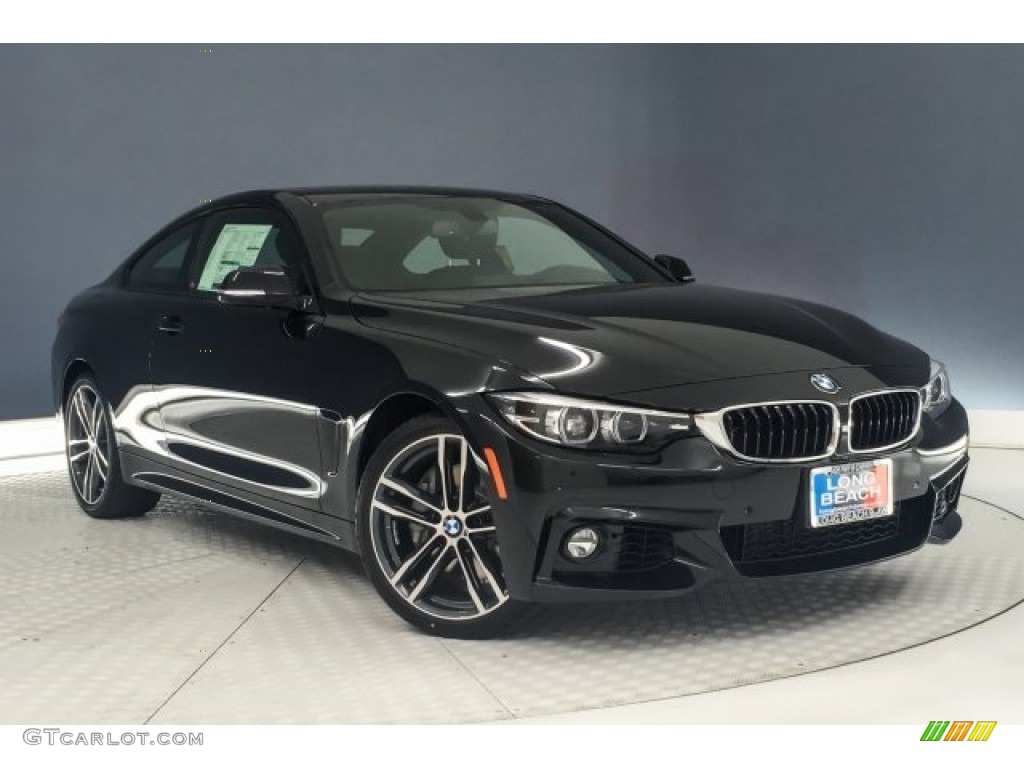 2019 4 Series 440i Coupe - Black Sapphire Metallic / Black photo #12