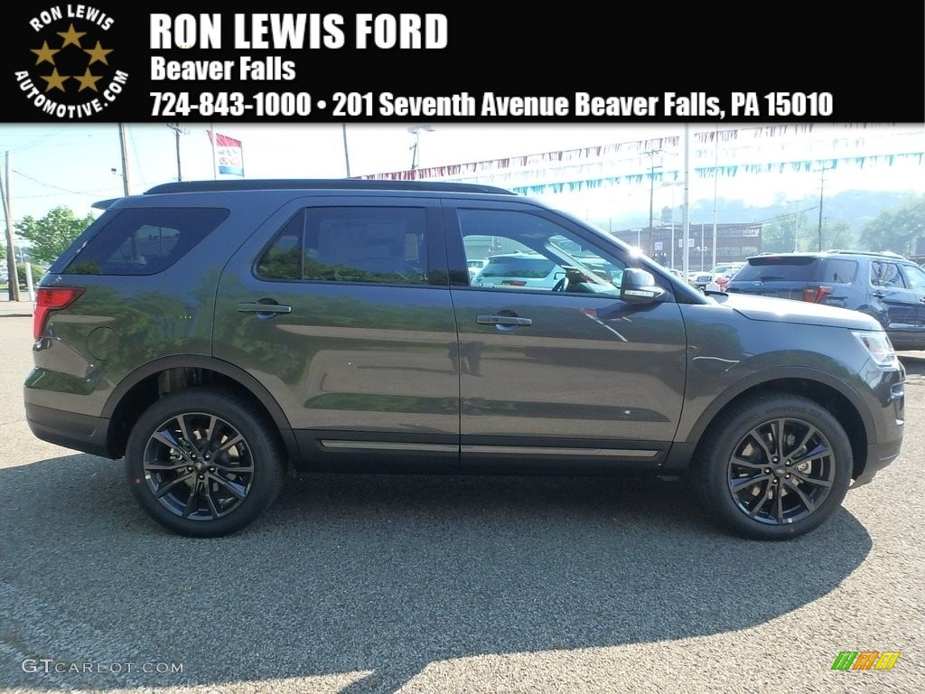 2018 Explorer XLT 4WD - Magnetic Metallic / Ebony Black photo #1