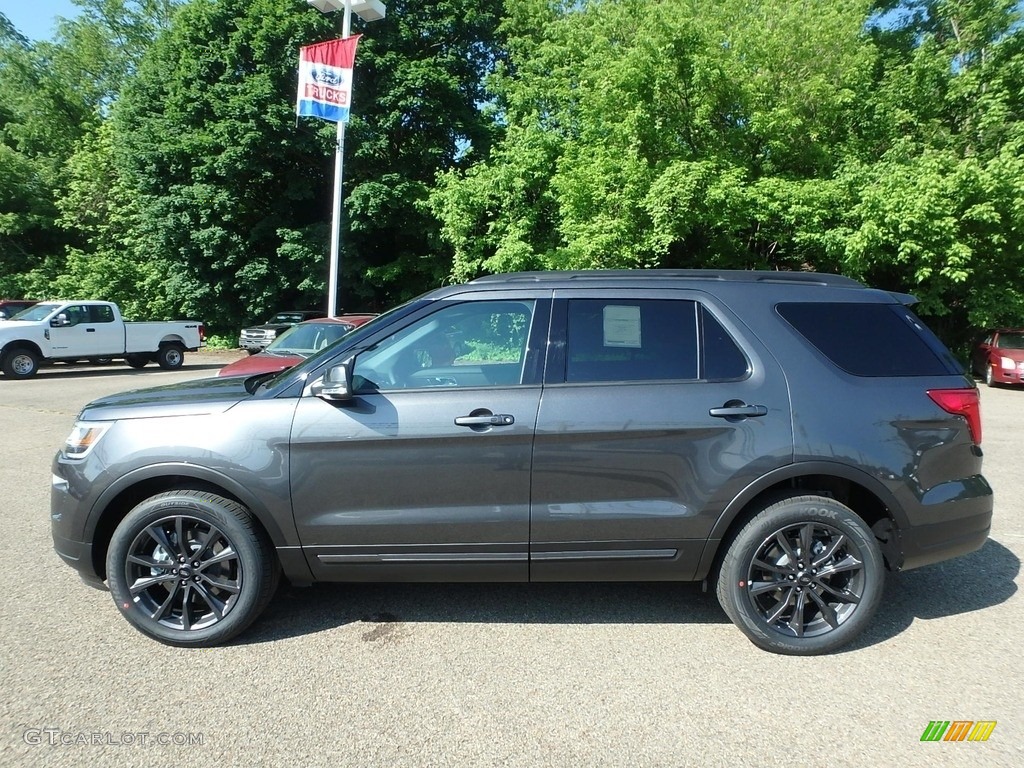 2018 Explorer XLT 4WD - Magnetic Metallic / Ebony Black photo #6