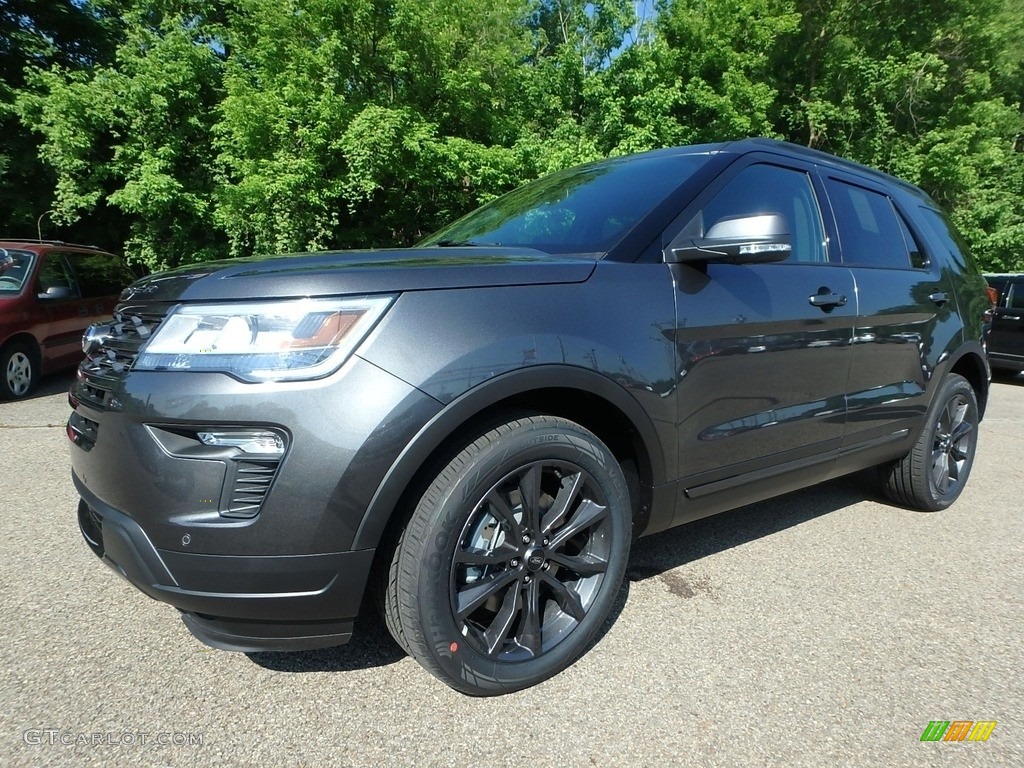 2018 Explorer XLT 4WD - Magnetic Metallic / Ebony Black photo #7