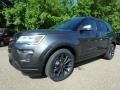 2018 Magnetic Metallic Ford Explorer XLT 4WD  photo #7