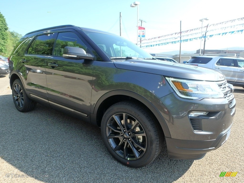 2018 Explorer XLT 4WD - Magnetic Metallic / Ebony Black photo #9