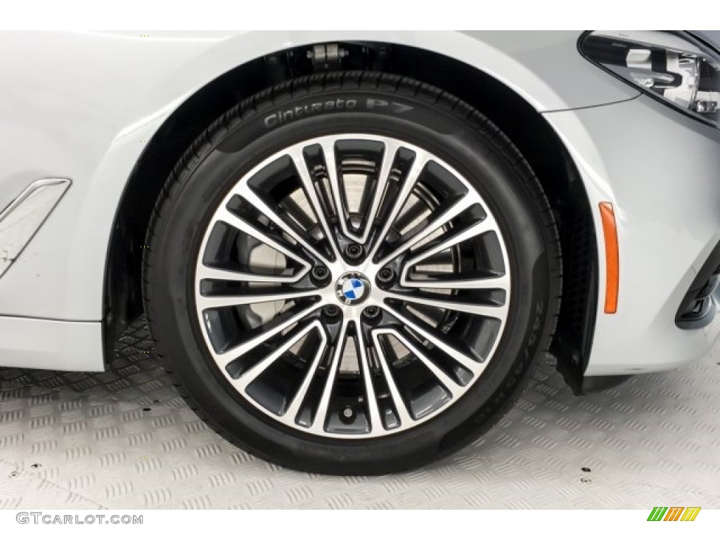 2018 5 Series 530i Sedan - Glacier Silver Metallic / Black photo #8