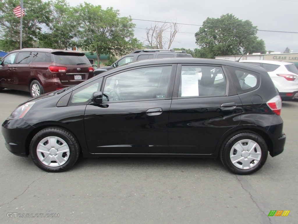 2013 Fit  - Crystal Black Pearl / Gray photo #4