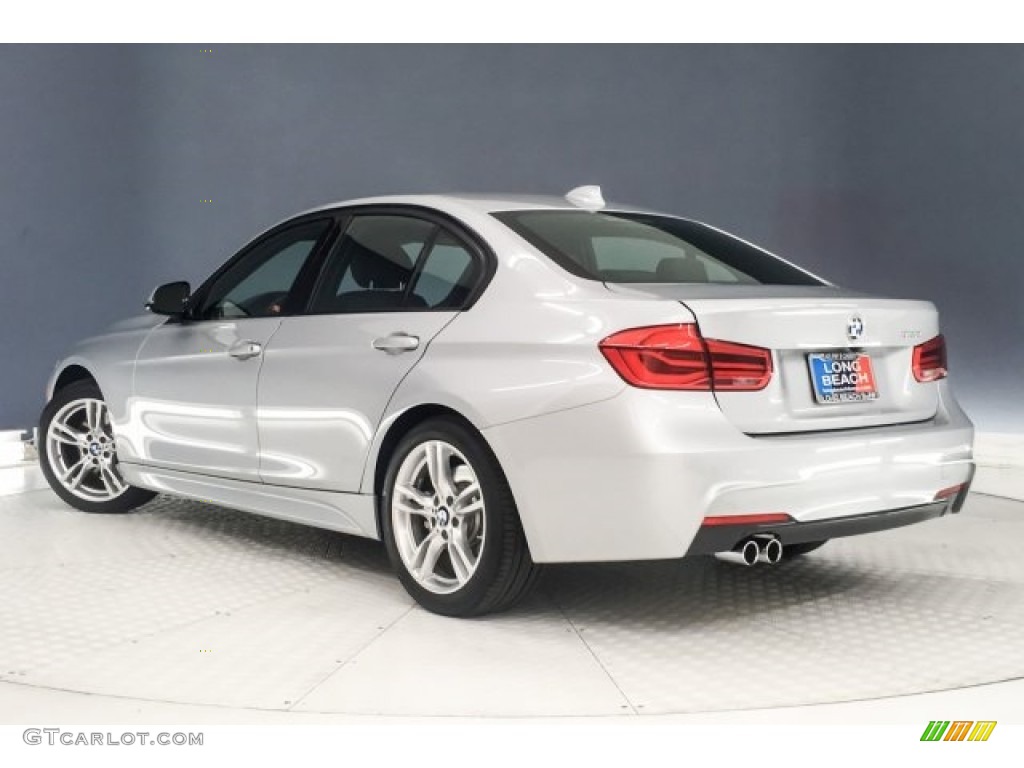 2018 3 Series 330i Sedan - Glacier Silver Metallic / Black photo #10